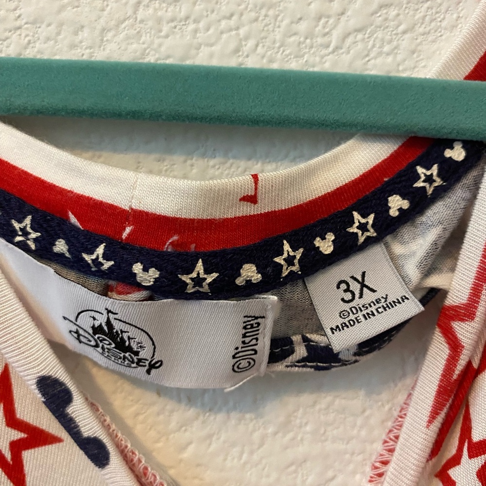 Disney Parks Americana Red, White, and Blue Sleeveless Dress Size 3X - Picture 3 of 10